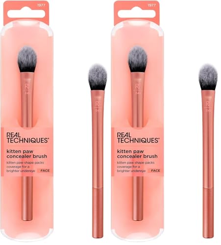 Brightening Concealer - Brocha Para Corrector Real Techniques (Packung mit 2)