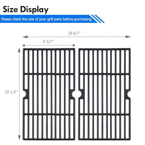 Grillflame 15202029 Grill Grates Replacement Parts for Oklahoma Joe 1767150 Charcoal Grate Longhorn Smoker Accessories 16202046 12201767 14201767 18202083 Members Mark GR2234801-MM-00 Cooking Grids - Image 2