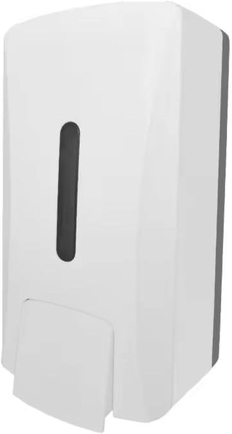 - AIR O MATIC Heavy Duty ABS Wall Mounted Liquid Sanitizer Shower Gel Soap Dispenser for Bathroom, Shampoo, Handwash, Conditioner for Hotels School & Hospitals (1000 ml, White) (NB-1142-17)