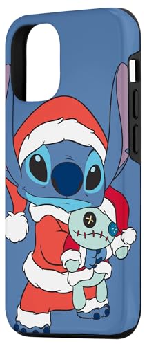 Coque iPhone 12 Disney Stitch cadeau de Noël bleu pervenche - 2