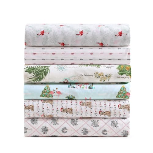 Image of Tommy Bahama - Holiday Queen Cotton Percale Sheet Set with Pillowcases