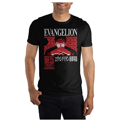 Neon Genesis Evangelion Short-Sleeve T-Shirt-Large