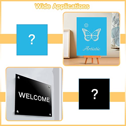 Gute 166226-AC 10Pcs Cast Acrylic Sheet,Colored Acrylic Sheet Opaque Plastic Sheet 8 X 8 Inch  thumb #5