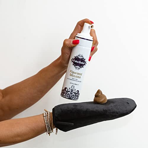 Fake Bake Ultimate Tanning Professional Mitt Sunless Tanner Face & Body Applicator Re-Usable, Durable & Machine Washable - Hand Protection Glove For Self Tanners Lotion, Foam & Mousse #TOP1