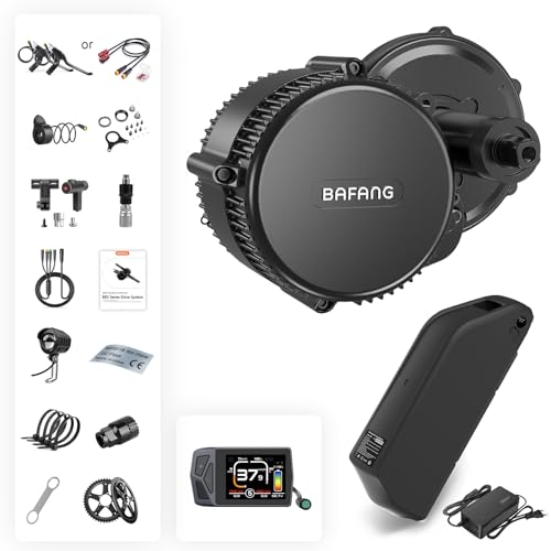 BAFANG BBS02B 48V 500W Mid Drive Kit with Battery,Upgraded Mid