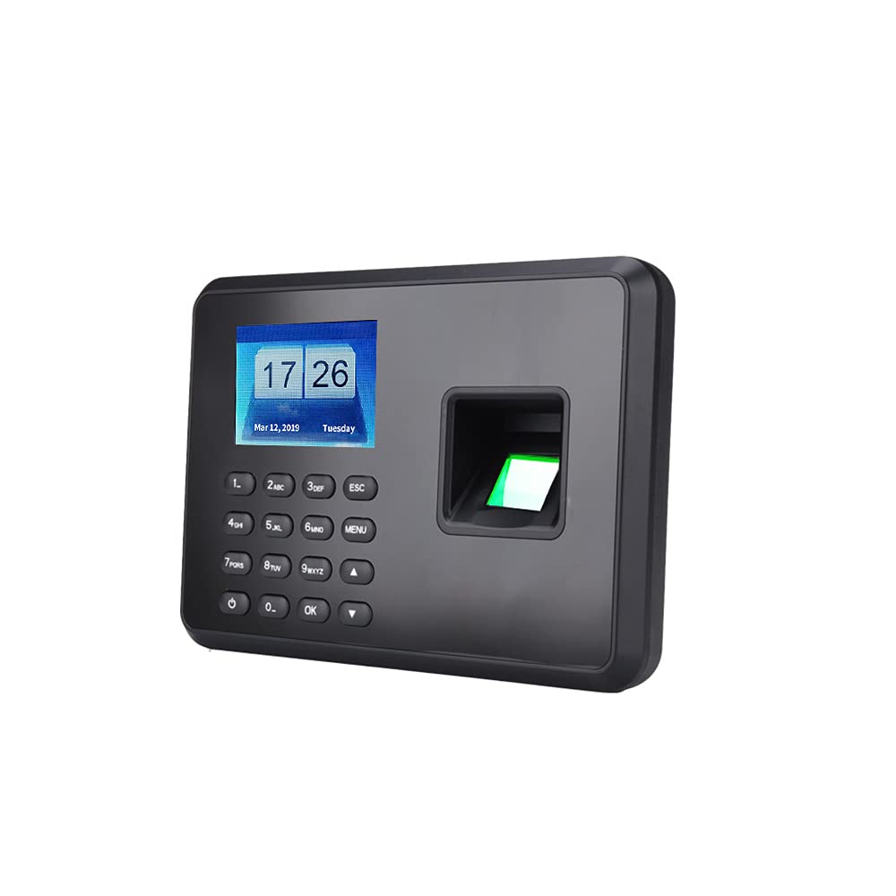 Macchina di presenze con password e impronte biometriche intelligente senza necessità software identificazione veloce download dei report presenza via USB registratore check-in dipendenti per ufficio