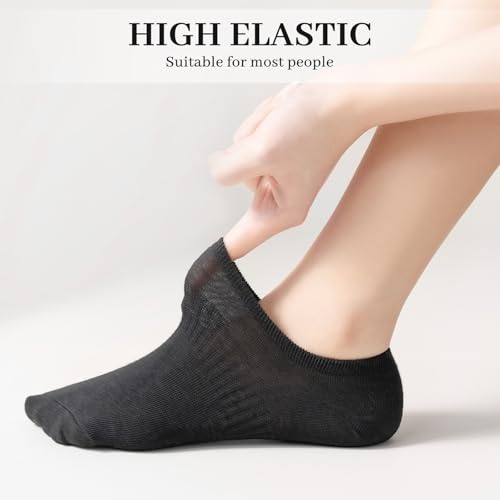 Sunm Boutique No Show Socks Womens Low Cut & Non Slip, Invisible Liner Casual & Formal Socks, Flat Boat Line 3 Pairs3