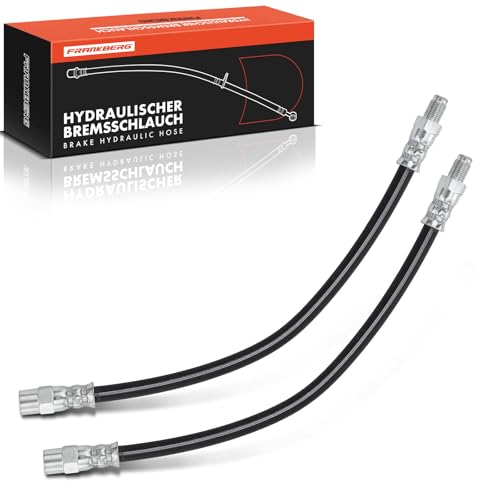 Frankberg 2x Mangueras de Freno Latiguillos de freno Compatible con 123 T-Model S123 124 T-Model S124 Clase C W202 Clase E Coupé C124 123 Berlina W123 Replace# 1264280335