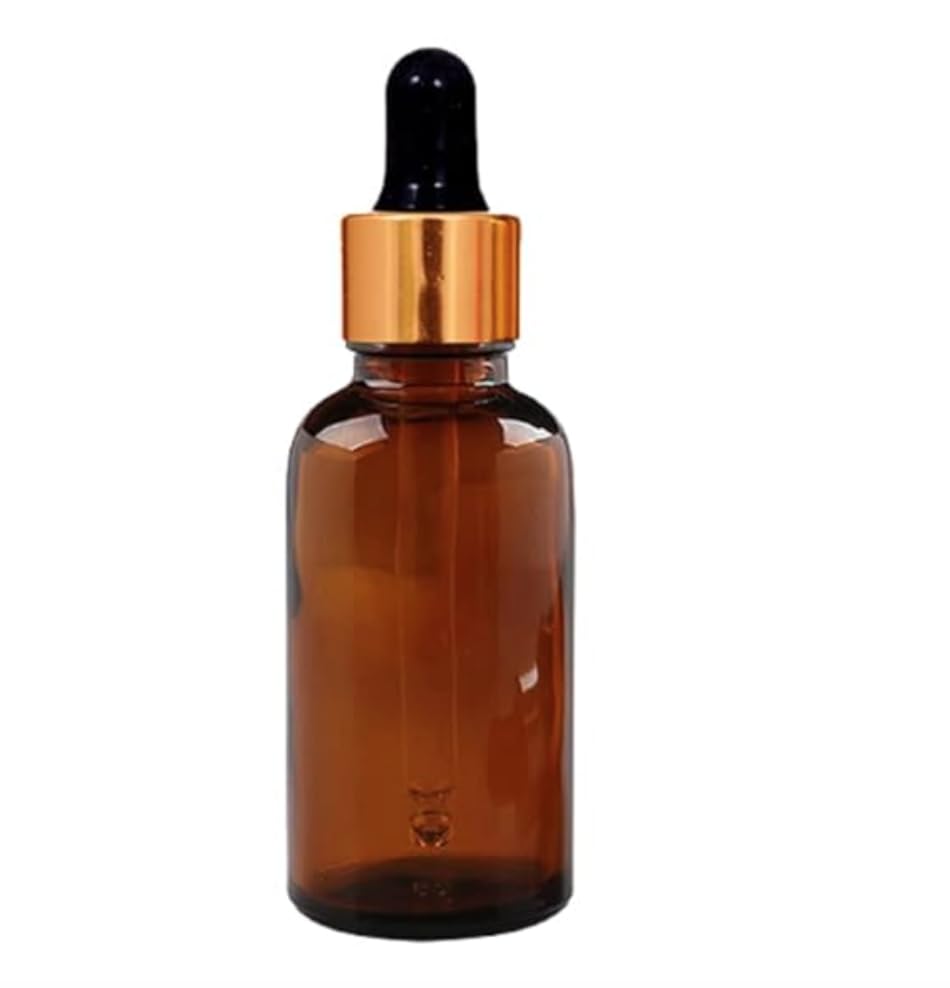 30ml - Amber Glass Dropper Bottle [Golden Cap] - Pack of 6 || Reusable Pharma Grade Bottles-image-6