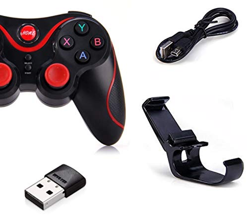 Mando con Soporte para Huawei P10 Smartphone PC USB Bluetooth Juegos Video Joystick Precision Universal