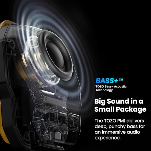 TOZO PM1 AI Smart Speaker with AI Assistants, Wearable Speaker for Hands-Free, 20 Hour Playtime Clip-On Wireless Portable Bluetooth Speaker Built-in Mic, Mini Gifts for Working, Sports - Image 4