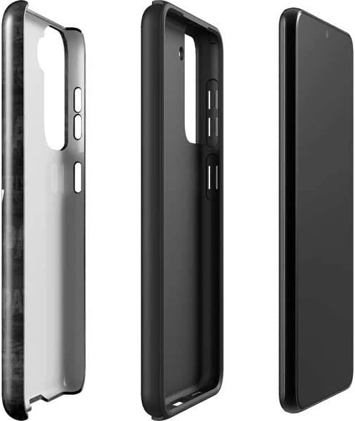 Skinit Pro Phone Case Compatible with Galaxy S22 Plus - Officially Licensed NFL New England Patriots Black & White Design