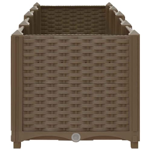 Jardinière surélevée polypropylène résistante 160 cm grand volume - 5