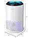 AROEVE Air Purifiers for Bedroom Home, Air Purifier For Smoke Pollen Dander Hair Smell Air Cleaner with Sleep Mode Speed Control For Bedroom Office, MK01- White(Available for California)