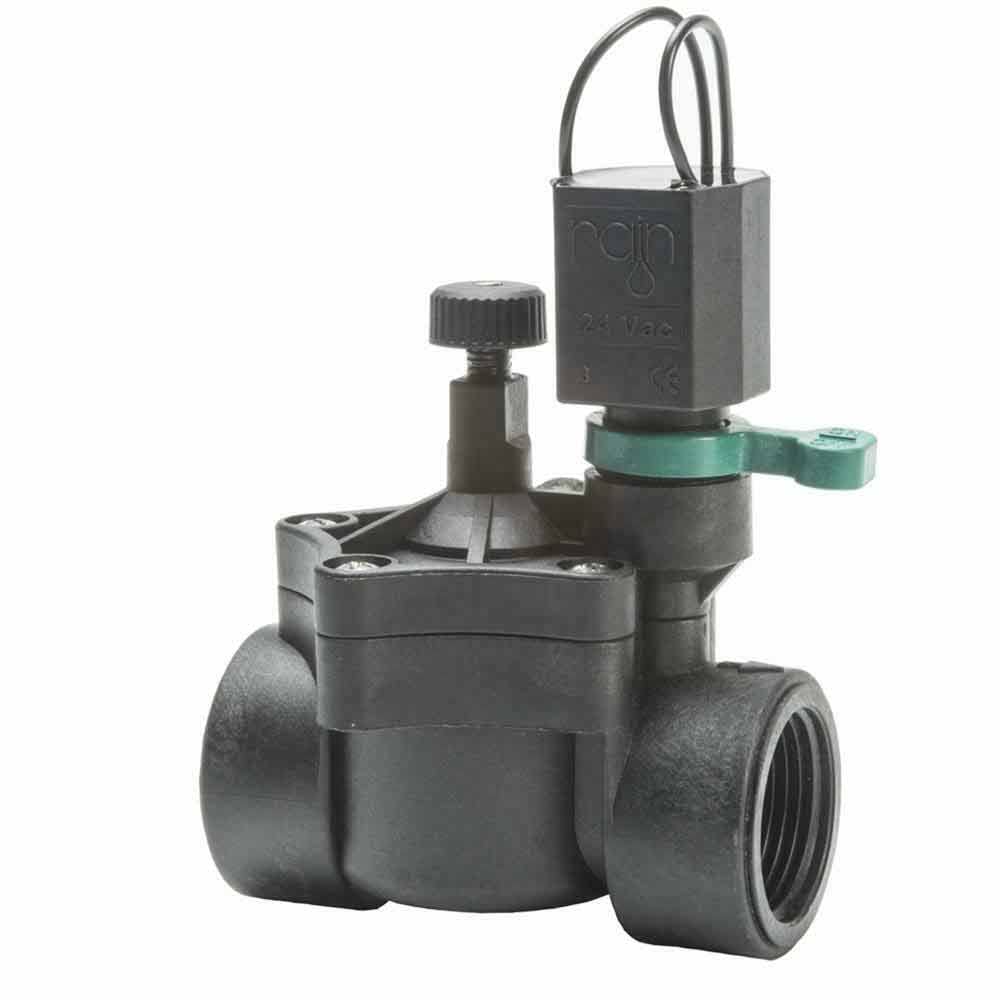 Electroválvula K-Rain Made in Italy RN-150 1" FF con regulador de flujo para sistemas de riego, varilla de acero autolimpiante, resorte de membrana de acero con acción progresiva (1)