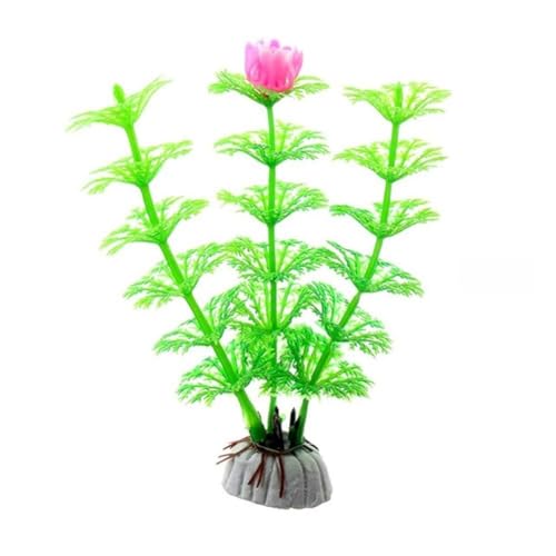 Homeilteds 13 cm Künstliche Aquariumpflanze Grün