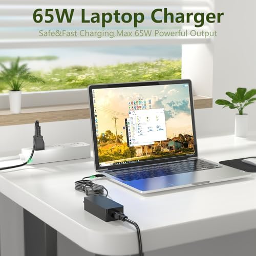 65W 레노버 노트북 충전기 USB C 교체품, 요가/씽크패드 타입 C — 사진 6