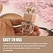 Bawkars 2 PCS Car Diffuser Air Freshener Bottles, Refillable Empty Glass Essential Oil Diffuser Vent Clip & Wooden Caps Sticks, Universal Aromatherapy Diffusers for Most Vehicles (Square)