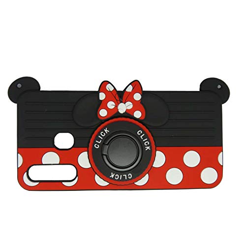 Cute Mouse Case for Galaxy Note 9,3D Cartoon Animal Silicone Protective Kawaii Funny Character Cover with Rotating Ring Grip Holder Kickstand for Kids Teens Girls Guys Samsung Galaxy Note 9