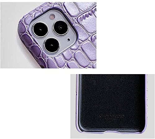 Coque violette iPhone 12 Mini cuir antichoc pour stopper la surchauffe