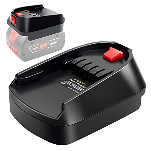 Ecarke Battery Convert Adapter for Bosch Multi Tool, for BOSB18C GBA 18V BAT609 BAT610 BAT618 Convert to Bosch PBA18V AL1810 AL1830 Battery Tool Converter Cover