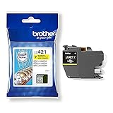 Brother LC421Y LC-421Y Tintenpatrone – Gelb für DCP-J1050DW, DCP-J1140DW, MFC-J1010DW
