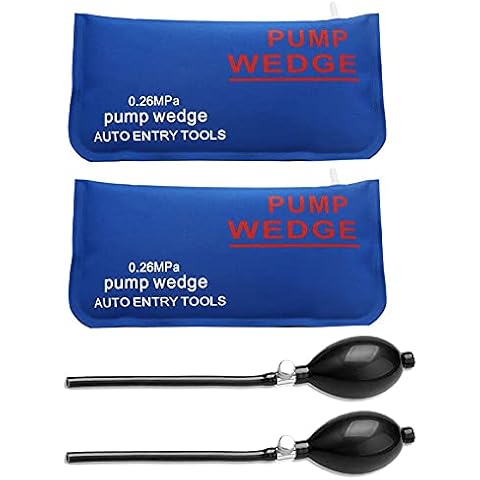 WANYI Air Pump Wedge Up Bag Car Pump Wedge Airbag Door Shim Powerful Alignment Tool Pneumatic Wedge Universal Pump Wedge Spreader Cushion Load Up to 300kg (Big Rectangle, 2 Pack) Cover