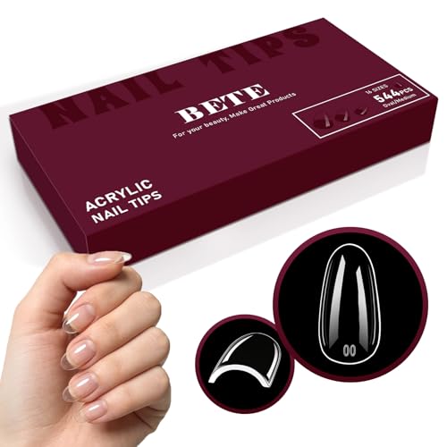 Capsules ongles ovales solides et épaisses BETE pour une manucure DIY réussie à la maison