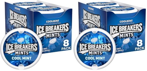 Image of Ice Breakers Mints Sugar Free Mints, Coolmint, 1.5 Ounce (Pack of 16) (1-Pack)