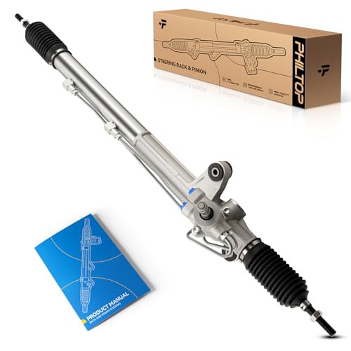 PHILTOP Power Steering Rack and Pinion Compatible with Honda Accord 2003 2004 2005 3.0L (Only for Manual Trans), Hydraulic Rack and Pinion Replace 26-2704