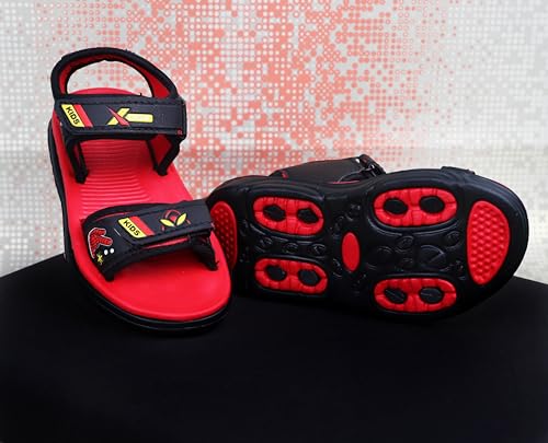 Image of Soft EVA Sole Stylish Sandals for Kids with Adjustable Back Strap |Comfortable and Light Weight, Anti Skid and Waterproof | For Everyday use for Boys and Girls