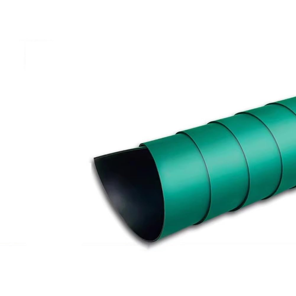 Rollo de alfombrilla de soldadura de goma antiestática, alfombrilla de vinilo de alta temperatura para reparación de circuitos y teléfonos, tamaño personalizable (verde, 2 mm, 80 x 100 cm), perfecto
