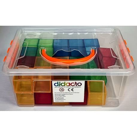 Cubes translucides 36 pcs blocs créatifs pour table lumineuse