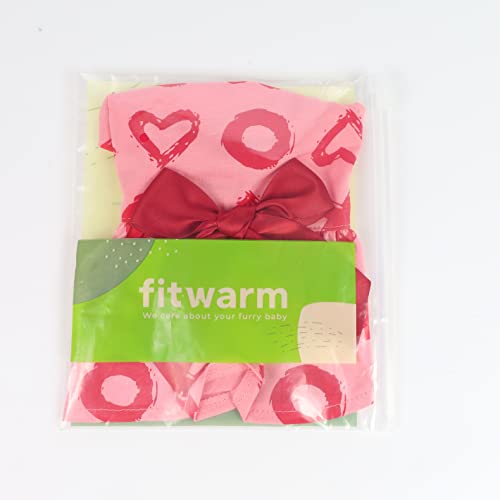 Fitwarm Mothers Day 100% Cotton Dog Dress XOXO Pet Clothes Hugs and Kiss Girl Puppy Clothes Doggie Outfits Romantic Cat… - Image 6
