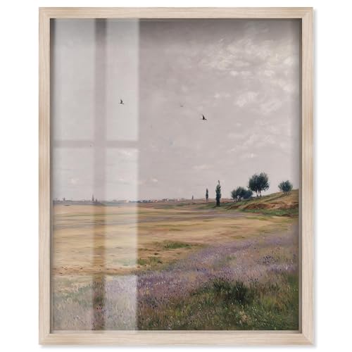 Late Summer's Day I Shadowbox Print Coastal Wall Decor by