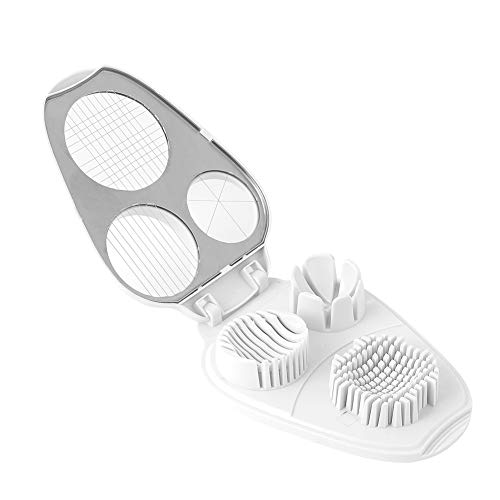 image for Huinsh Boiled Egg Slicer 3 Slicing Styles Divider Boiled Egg Slicer St