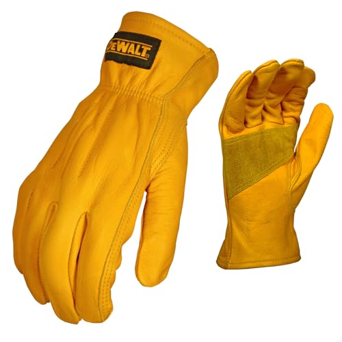 DEWALT DPG32 Premium AB Grade Leather Driver Work Glove - Large