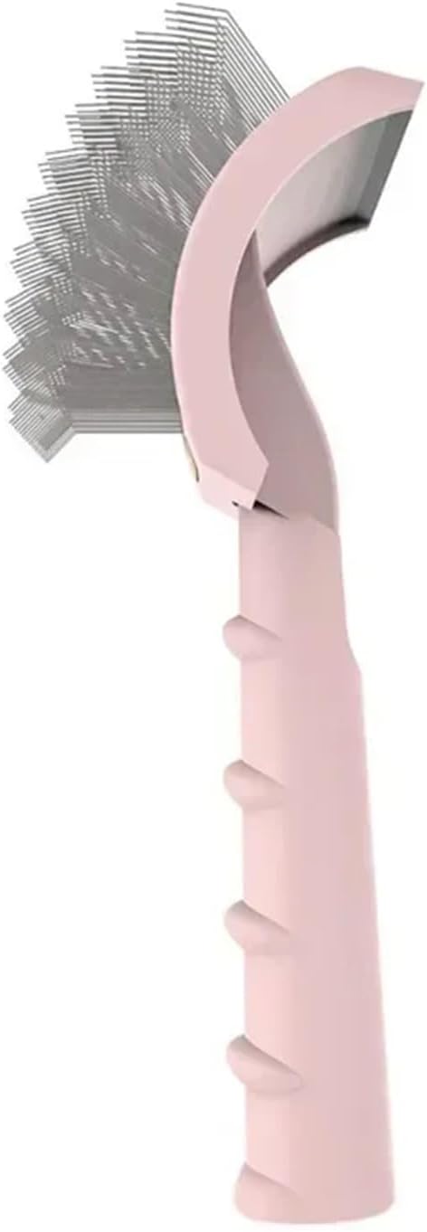 Professional Slicker Brush & Dematting Comb for Large Dogs: Efficient Shedding Removal and Knot Taming Tool(Green)