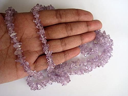 Améthyste naturelle en pépites pour création de bijoux raffinés 5 rangs