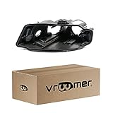  VROOMER Carcasa de faro para Audi A4, S4, B8, cubierta para faro delantero (izquierda)