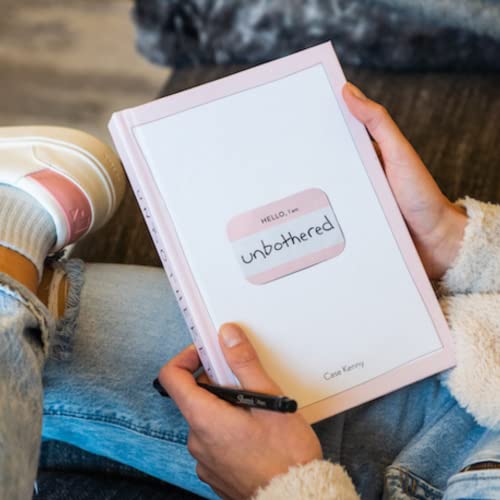 The Unbothered Journal: Calm Your Anxious Thoughts - Daily Anti-Anxiety Stress Relief (60 Days) - Mindfulness, Gratitude and Manifestation - Hardcover Self Care Journal (10 minutes/day) – vue 6
