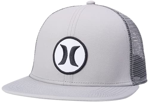 Hurley Men's Standard M Natural 2.0 Trucker Hat, Size One Size, Wolf Grey #TOP9
