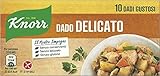 brodo vegetale bimby  knorr Delicato dado brodo - Cubo sopa suave rico en sabor, 10 pz
