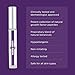 Lush Brow Eyebrow & Eyelash Rapid Growth Serum with Growth Peptides, Dermatologist Developed Eyelash Serum to Grow Lashes, Brow & Lash Enhancing Serum to Grow Fuller Eyelashes & Eyebrows, .16 oz/5ml