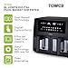 Tower T17151 Vortx Dual Basket Air Fryer with Vizion Viewing Windows, 9 Preset Functions, 8L, 3040W, Black