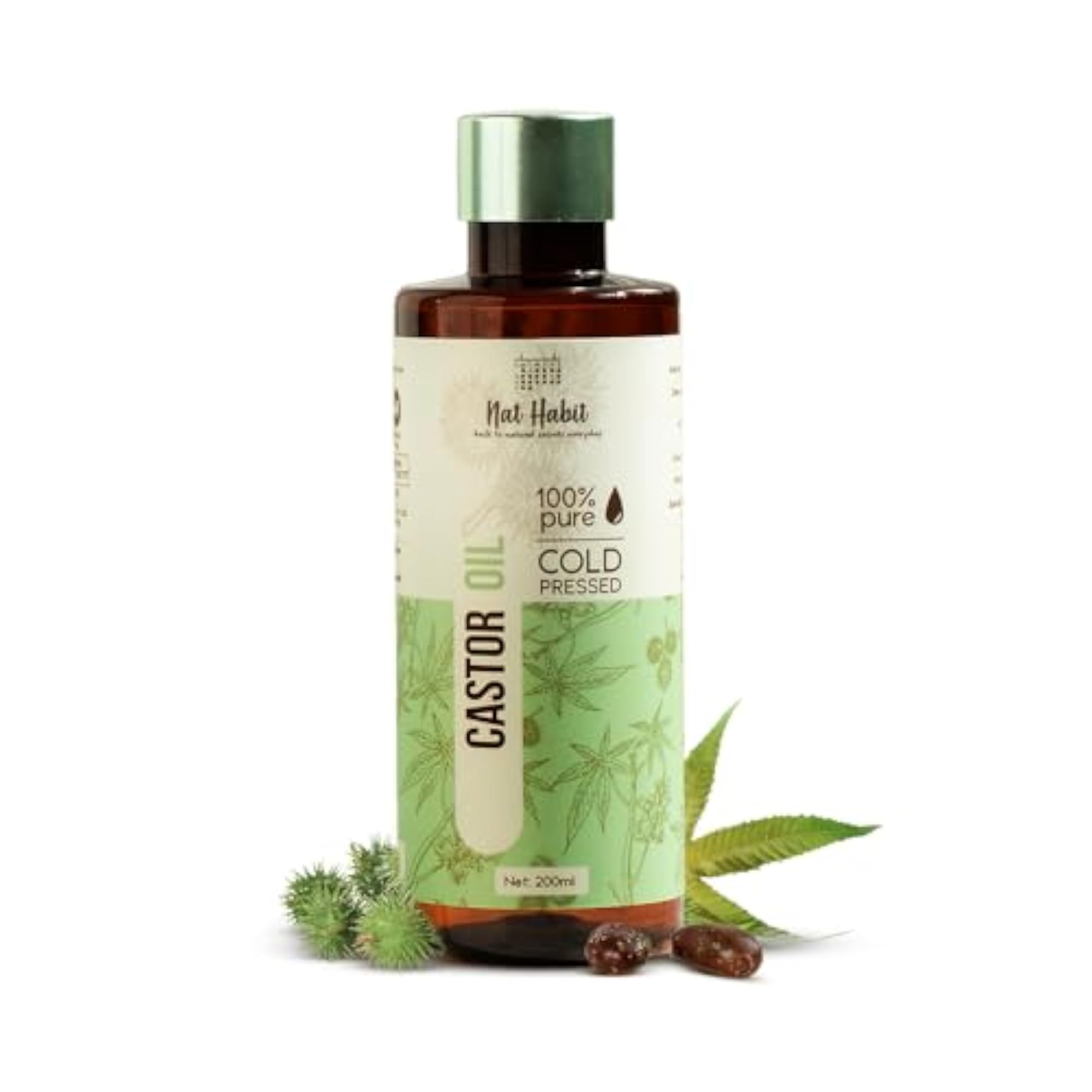 Cold Pressed Oil Combo Castor Oil 200ml and Tucuma Rose Hand Malai
