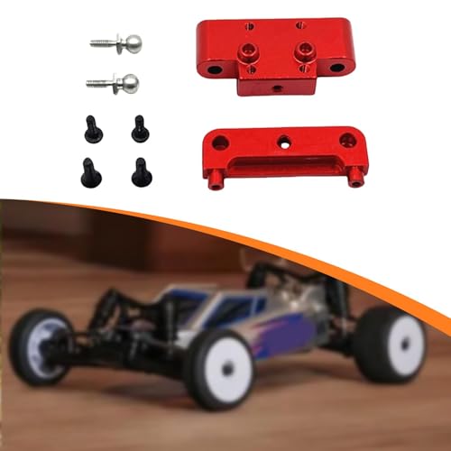Bulkhead avant RC accessoire modification voiture rouge