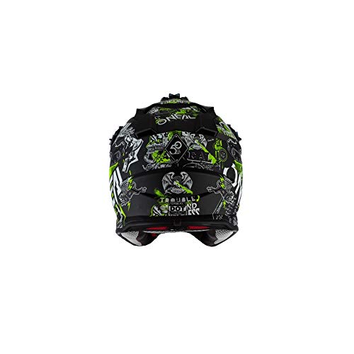 O'neal | Casco Motocross | Bambini | Mx | Calotta In Abs, Standard Di Sicurezza Ece 22.05, Prese D'aria Per Una Ventilazione Ottimali | 2SRS Helmet Attack Youth | Nero Giallo Neon | Taglia M - 5