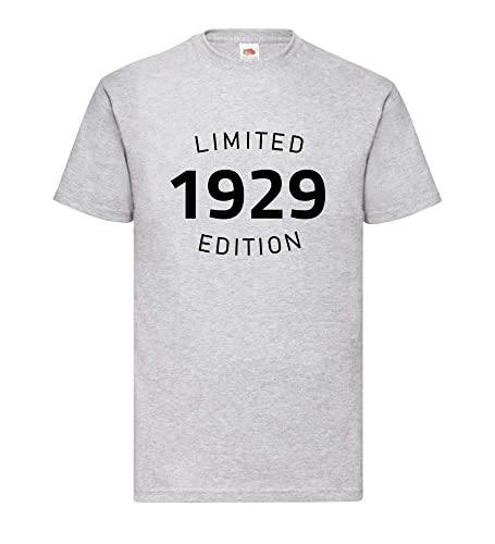 T-shirt pour homme 1929 gris conçu en taille XXXL pour éviter les textiles trop serrés