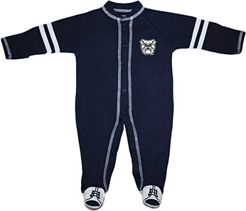 Creative Knitwear Butler University Bulldogs Sports Shoe Footed Baby Romper